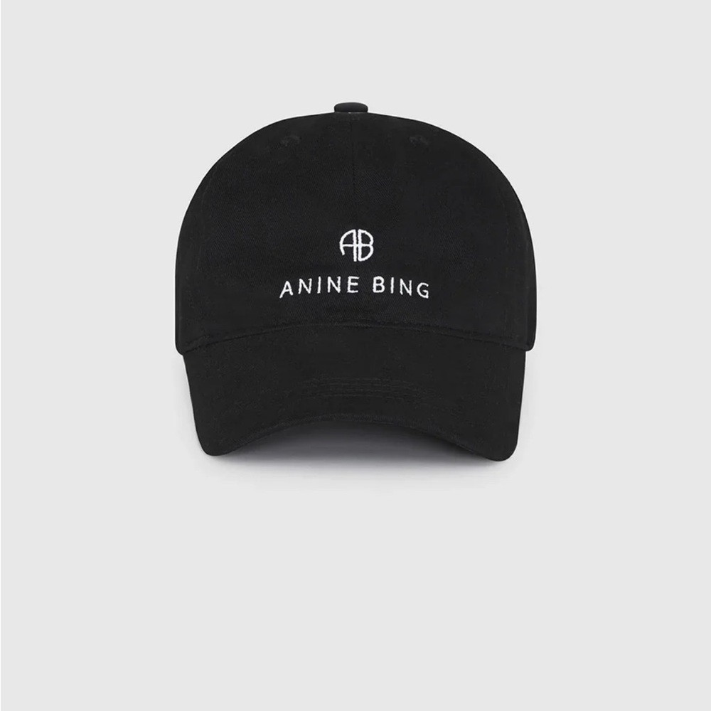 Anine Bing Classic Black Cap